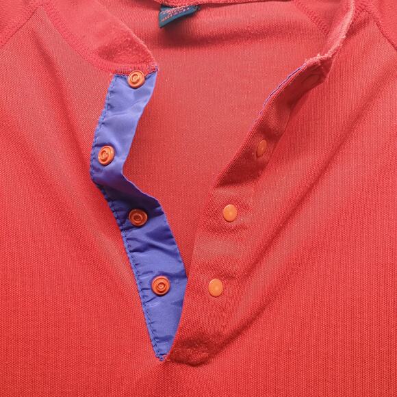 Patagonia Capilene Henley Thermal Base Layer Top Red - Picture 3 of 7